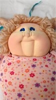 Collectible cloth faced cabbage patch doll