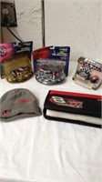 3 collectible NASCAR cars in packages packages