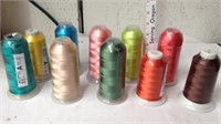 10 New spools of thread