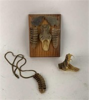 Collection of Rattlesnake Items