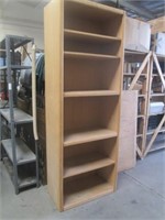 Tall Wooden Book Shelf