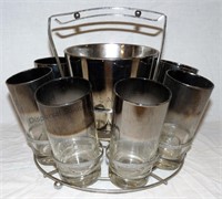 Ice Bucket & Glasses Set