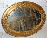 Old Wood Framed Mirror