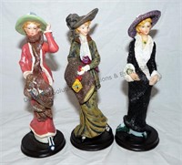 Lady Figurines X3