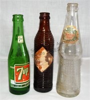 Soda Bottles X3