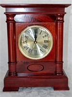 Cherry Wood Mantle Clock 12.5"t x 9.75" - 730