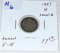 CANADIAN 1903 SMALL H F-15 NICKLE