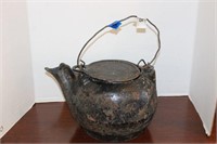 VINTAGE CAST IRON TEA KETTLE