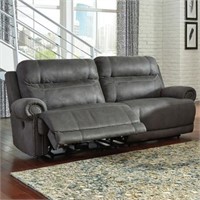 Austere - Gray 2 Seat Reclining Power Sofa