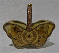 Chinese Moriage Butterfly Basket - 746