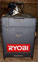 Ryobi portable chop saw with stand and Ryobi