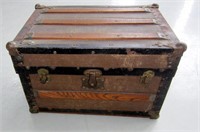 Vtg Steam Trunk -  Small Size