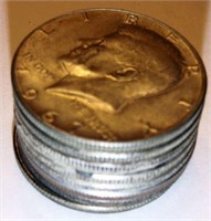 (8) Kennedy half dollars (4) 1964