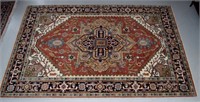 Hand Knotted Serapi Indo Persian Carpet - 877