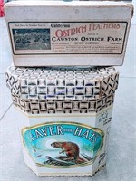 Beaver Brand Hats & Cawston Ostrich Farm Boxes