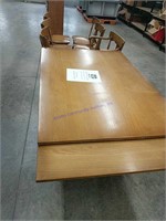 Danish Modern Retro Table W/ 6 Chairs
