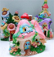 3 Easter Bunny Houses