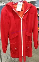Ladies Medium Red Coat
