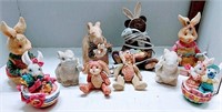 Easter Bunny Figurines
