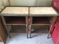 ANTIQUE PAIR OF SIDE TABLES