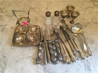 ASSORTED SILVER PLATED ITEMS