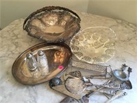 ASSORTED SILVER PLATED ITEMS