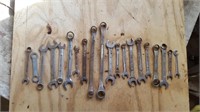 Lot of 20 Wrenches