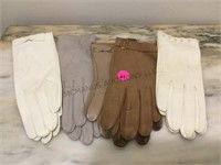 5 PAIRS ASSORTED WOMENS GLOVES