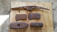 Lot of Pick Ax and Sledge Hammer heads