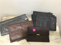 6 WALLETS AND 1 JEWELRY POUCH