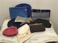 12 ASSORTED CHANGE-CLUTCH PURSES