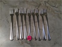 SILVER PLATED COCKTAIL FORKS