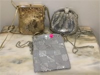 3 MESH PURSES