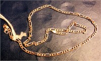 20” 14kt gold necklace marked 14kt