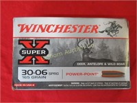 Ammo: 30-06 Sprg Winchester 165 Gr. Power Point