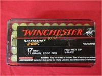 Ammo: 17HMR Winchester Varmint 50 Rounds