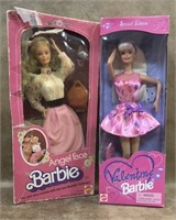 Angel Face and Valentine Barbies