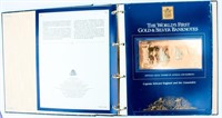 Coin "The Worlds First Gold & Silver Banknotes"
