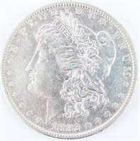 Coin 1882 O/S Morgan Silver Dollar Extra Fine