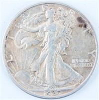 Coin 1935-S Walking Liberty Half Dollar Choice