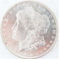 Coin 1878 Morgan Silver Dollar Brilliant Unc.