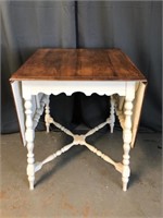 Shabby Chic Painted Drop Leaf Table