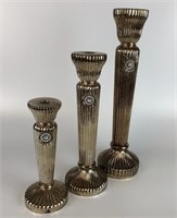 Set of Decorative Taper Candlestick Holders