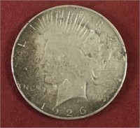 1926 Peace Dollar