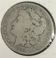 1884 Morgan Dollar