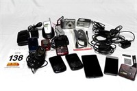 Cell Phones, Chargers, Canon Digital Camera