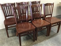 6 Wooden Chairs