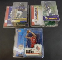 Lot of 3 McFarlane Sports Action Figures