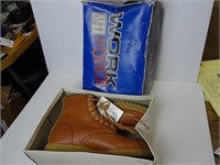 Pair of new Leather Work Boots Size 12