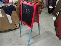 Easel with Chalk Board and White board